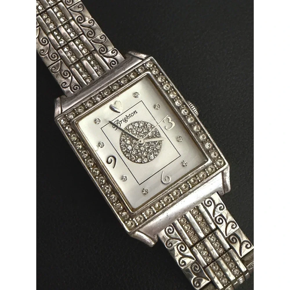 Brighton Watch Silver Plated Tank READ